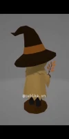 Ghost Papercraft Template | DIY 3D Low Poly Scarecrow Ghost | Halloween Pumpkin & Fall Decor | Unique Gift