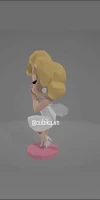 Marilyn Monroe Papercraft Template | DIY 3D Low Poly Icon Model | Hollywood Legend Home Decor | Unique Gift for Movie Fans