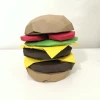 Burger papercraft. With this purchase you get PDF digital downloadable files for this DIY (do it yourself) paper sculpture.