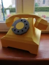 Retro Phone Papercraft, Lowpoly Papercraft, Fovea - Papercraft - Nonitt