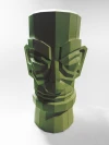 Sanxingdui Mask 3D Decor Low poly Papercraft, DIY, PDF