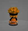Naruto Eating Ramen Papercraft Template | DIY 3D Low Poly Anime Model | Konoha Ninja Fan Art & Desk Decor | Unique Gift