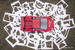Lamborghini Countach Inspired Printach Blade DIY 3D Papercraft Supercar Templates, Supercar Papercraft Model for Adults and Kids, Instant Download Paper Kit PDF