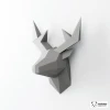 Deer Mini Papercraft, DIY Wall Decor, Low Poly Papercraft