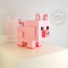 Lowpoly 3D Pig Papercraft Template: DIY Birthday Decor (PDF)