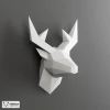 Deer Mini Papercraft, DIY Wall Decor, Low Poly Papercraft