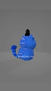 Derpy Cat Papercraft Template | DIY 3D Low Poly KPOP Demon Hunters Character | Cute Monster Cat Art & Fan Decor