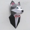 Papercraft 3D Elegant Husky Template
