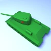 Tank Low poly Papercraft DIY Template