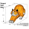 Cat Stretch Papercraft Template - Low Poly, Pepakura PDF, DIY Handmade, Home Decoration, Creative Gifts Cat Stretch Papercraft Template - Low Poly, Pepakura PDF, DIY Handmade, Home Decoration, Creative Gifts
