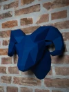 Low Poly Ram Head Papercraft Template | DIY 3D Geometric Mountain Goat Wall Sculpture | Strength & Zodiac Decor