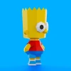 Bart Simpson 3D Digital Template PDF | DIY Papercraft | The Simpsons| Instant Download |