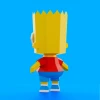 Bart Simpson 3D Digital Template PDF | DIY Papercraft | The Simpsons| Instant Download |