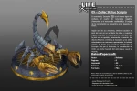 Zodiac Statue Scorpio (October 23 – November 21) Low Poly Papercraft, DIY 3D Paper Model for Creative Home Decoration