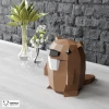 Beaver Papercraft, 3D Paper Sculpture, Low Poly Papercraft