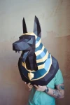 Anubis Papercraft Low Poly Decoration, PDF Template, DIY Paper 3D CumulusCraft