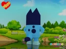 Bluey Low Poly Papercraft
