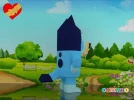 Bluey Low Poly Papercraft