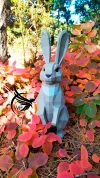 Easter Bunny Low Poly Papercraft, Paper Sculpture, Low Poly PDF Template, DIY Decor & Gift