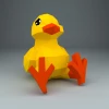 Chick Papercraft Template - Low Poly, Pepakura PDF, DIY Handmade, Home Decoration, Creative Gifts