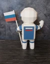 Cosmonaut Papercraft Template - Low Poly, Pepakura PDF, DIY Handmade, Home Decoration, Creative Gifts