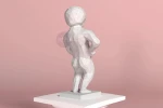 Manneken Pis PDF Template, Low Poly, Paper Sculpture, DIY, Pepakura Pattern, Handmade, Papercraft, Lowpoly, Lowpoly Papercraft