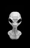 Alien Wall Papercraft Template - Low Poly, Pepakura PDF, DIY Handmade, Home Decoration, Creative Gifts Alien Wall Papercraft Template - Low Poly, Pepakura PDF, DIY Handmade, Home Decoration, Creative Gifts
