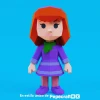 Daphne 3D Digital Template PDF | DIY Papercraft | Scooby-Doo | Instant Download |