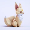 DIY 3d papercraft Little Fox Kitsune Moon PDF Templates Low Poly SweetHeartyThings