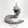 Onix, DIY, Papercraft, Low Poly, 3D model, Pokemon, Series, Tv, Animation, Anime, Room Decor