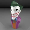 Joker WineBox Papercraft , PDF Template, DIY 3d Model, FanArt, Paper Sculpture, Low Poly, Pepakura, Craft, Manualidad, Arte de Papel