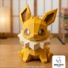 Pokemon Jolteon Low Poly Papercraft Template Pepakura PDF DIY Handmade