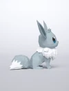 DIY 3d papercraft Pokemon Eevee Shiny PDF Templates Low Poly SweetHeartyThings