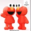 Elmo Low Poly Papercraft Template Pepakura PDF DIY Handmade
