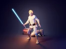 Star Wars Luke Skywallker 3D Decor Low poly Papercraft, DIY, PDF