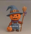Little Pumpkin Boy Papercraft Template | DIY 3D Halloween Decor | Adorable Festival Model | Printable Pumpkin Papercraft Gift