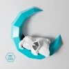 Elephant On Moon 3D Papercraft Template (PDF)