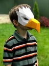 Papercraft Eagle Mask: DIY 3D Low Poly Cosplay (PDF Pattern)