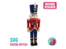 Nutcracker 3D Papercraft SVG
