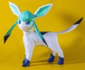 Pokemon Glaceon Eevee Evolution 3D Papercraft PDF, Templates, DIY Pokemon Low Poly, 3D