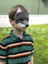 Papercraft Wolf Mask: 3D Low Poly DIY Cosplay (PDF Pattern)