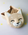 Gift box Cat Low Poly Papercraft PDF template