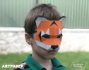 DIY Papercraft Tiger Half Mask: Low Poly 3D Sculpture (PDF Pattern)
