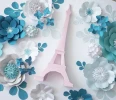 Eiffel Tower Papercraft Template, 3D Low Poly Wall Decor