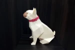 French Bulldog Model, Animal Model, 3d Papercraft, lowpoly , Pets, papercraft, DIY, low poly, papermodel, Paper animal, DIY gift