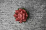 3D Paper Flower Sculpture: Low Poly DIY Wall Decor (PDF Pattern)