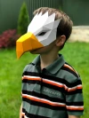 Papercraft Eagle Mask: DIY 3D Low Poly Cosplay (PDF Pattern)