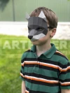 Papercraft Wolf Mask: 3D Low Poly DIY Cosplay (PDF Pattern)