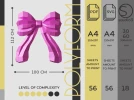 Bow DIY Low Poly School Decor Papercraft PDF template 3D Ribbon
