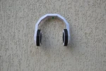 3D Low Poly Papercraft Headphones: DIY Wall Decor (PDF Pattern)